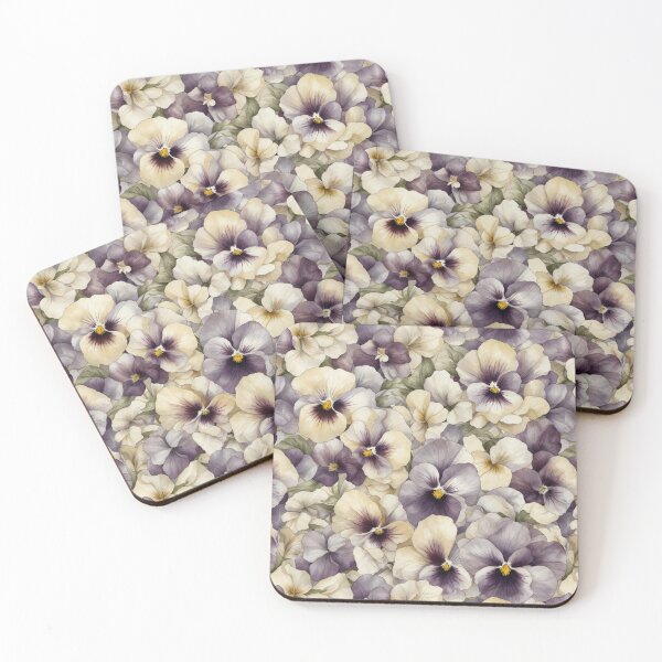 Item preview, Pastel Pansy Pattern designed and sold by FlowerMeFlorals.