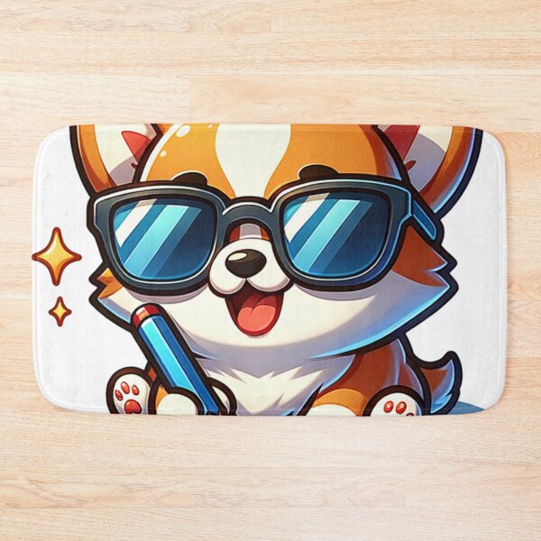 Artikelvorschau, Coole Sonnenbrille Corgi studieren entworfen und verkauft von MeroroGraphics.