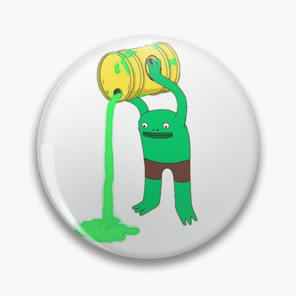 Item preview, Mr. Frog dumping toxic waste designed and sold by Glassconsumer69.