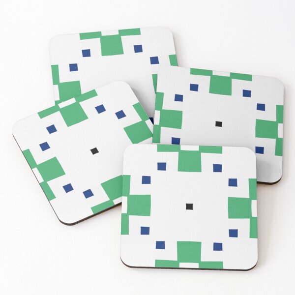 Item preview, Everlasting Green and Blue QR Code Style designed and sold by Everlasting Abstract Art.