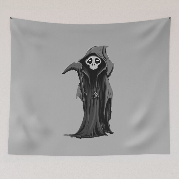 Item preview, Grim reaper with scythe Halloween design designed and sold by CroesCreations.