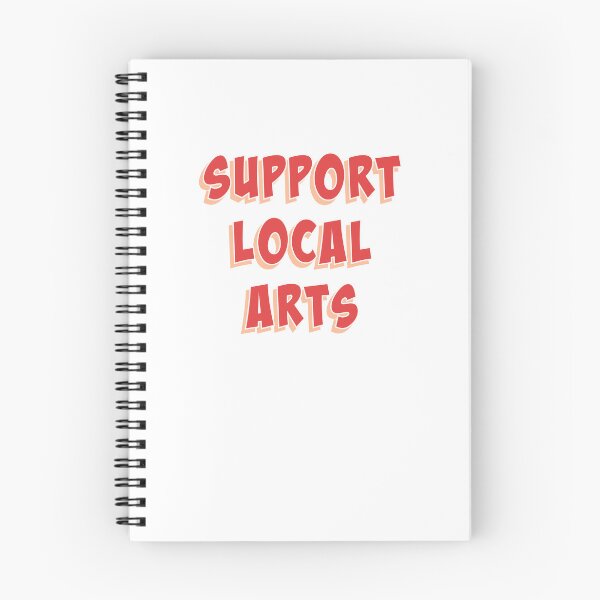 Item preview, Support Local Arts - Red + Peach Fuzz designed and sold by slash-graphics.