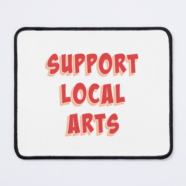 Item preview, Support Local Arts - Red + Peach Fuzz designed and sold by slash-graphics.