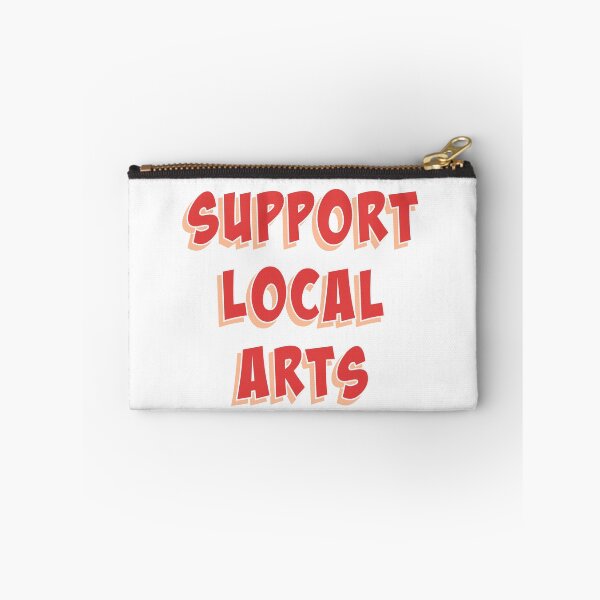 Item preview, Support Local Arts - Red + Peach Fuzz designed and sold by slash-graphics.
