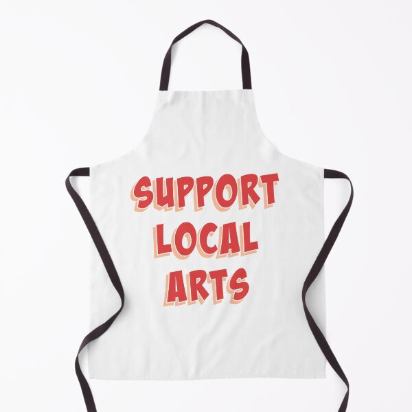 Item preview, Support Local Arts - Red + Peach Fuzz designed and sold by slash-graphics.