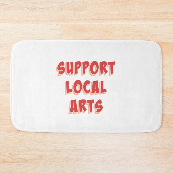 Item preview, Support Local Arts - Red + Peach Fuzz designed and sold by slash-graphics.
