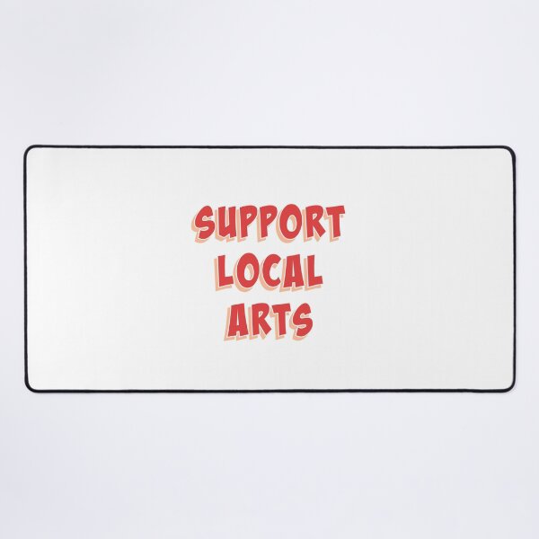 Item preview, Support Local Arts - Red + Peach Fuzz designed and sold by slash-graphics.