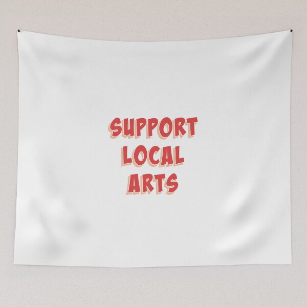 Item preview, Support Local Arts - Red + Peach Fuzz designed and sold by slash-graphics.