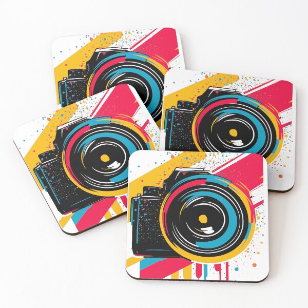 Item preview, Colorful Pop Art Camera Photography Design designed and sold by tarmiziwartani.