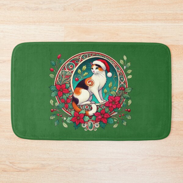 Item preview, Christmas Calico Cat designed and sold by FrictionMaxxing.