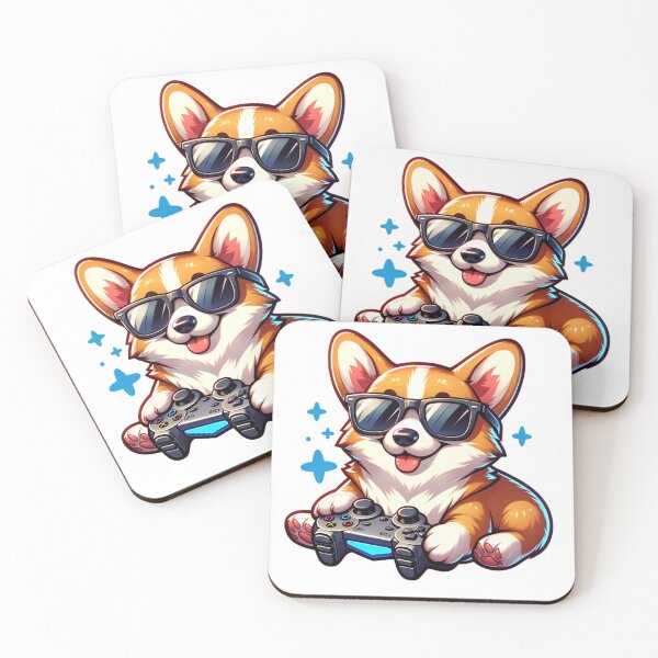 Item preview, Gamer Corgi playing Play Station designed and sold by MeroroGraphics.