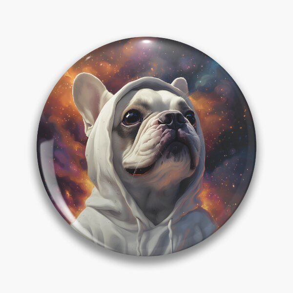 Item preview, Pumpkin Patch French Bulldog in White Hoodie, Prints Posters Set, Abstract Vibrant Wall Art, Halloween, Dog cute, Trendy Art, maximalist decor, matisse wall art,ghost art print, witchy decor designed and sold by ZloppyDesign.