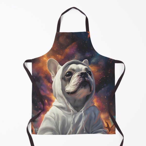 Item preview, Pumpkin Patch French Bulldog in White Hoodie, Prints Posters Set, Abstract Vibrant Wall Art, Halloween, Dog cute, Trendy Art, maximalist decor, matisse wall art,ghost art print, witchy decor designed and sold by ZloppyDesign.