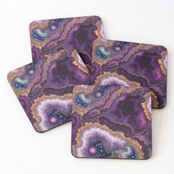 Item preview, Purple Cosmic Geode Swirl designed and sold by BirdsnStuff.