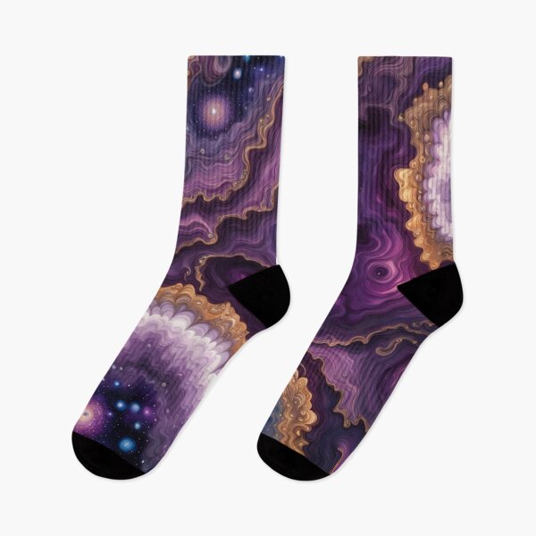 Item preview, Purple Cosmic Geode Swirl designed and sold by BirdsnStuff.