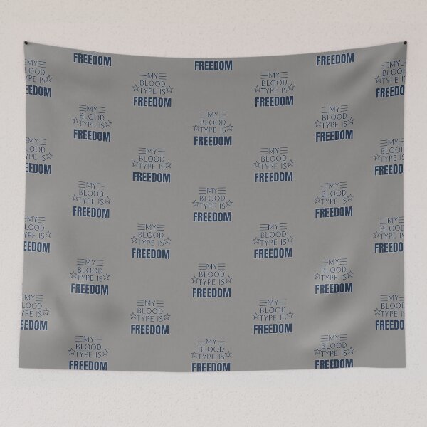 Item preview, My Blood Type is FREEDOM designed and sold by HomeFreewithMe.
