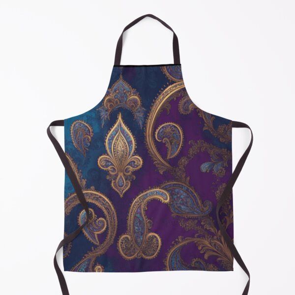 Item preview, Red and Blue Paisley Pattern designed and sold by BirdsnStuff.