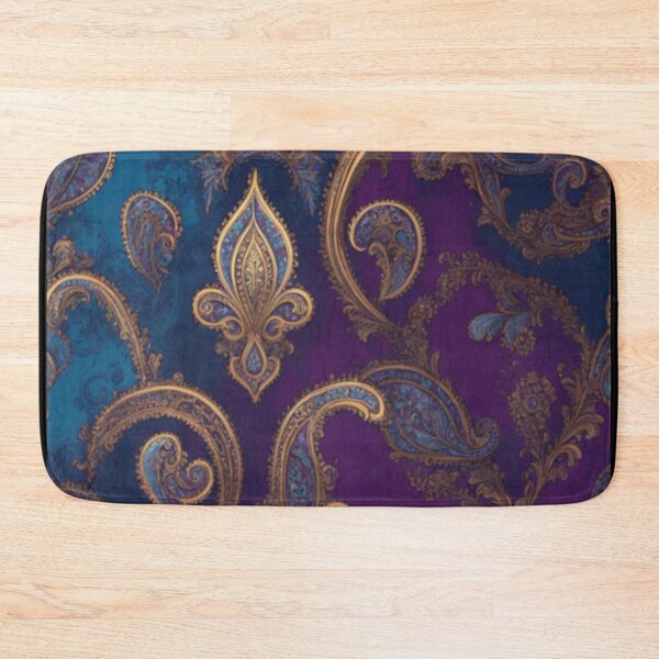 Item preview, Red and Blue Paisley Pattern designed and sold by BirdsnStuff.
