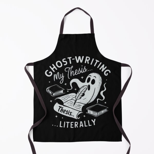 Item preview, Ghost-writing my thesis literally, funny phd Halloween designed and sold by NoetherSym.