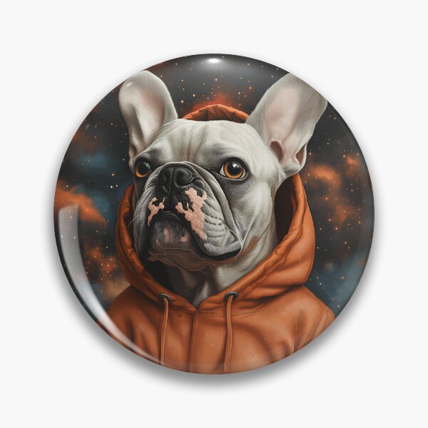 Item preview, French Bulldog in orange Hoodie, Prints Posters Set, Abstract Vibrant Wall Art, Halloween, Dog cute, Trendy Art, maximalist decor, matisse wall art,ghost art print, witchy decor designed and sold by ZloppyDesign.
