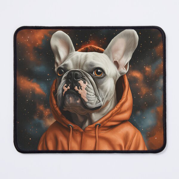 Item preview, French Bulldog in orange Hoodie, Prints Posters Set, Abstract Vibrant Wall Art, Halloween, Dog cute, Trendy Art, maximalist decor, matisse wall art,ghost art print, witchy decor designed and sold by ZloppyDesign.