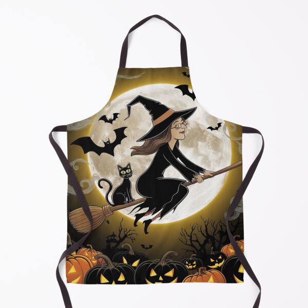 Item preview, Midnight Flight: Witch and Cat Soaring in the Witchy Night designed and sold by XquisiteFashion.