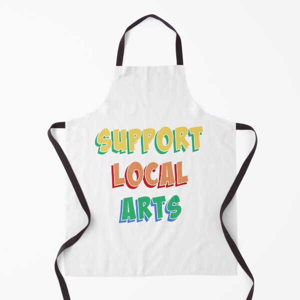 Item preview, Support Local Arts - white multi designed and sold by slash-graphics.