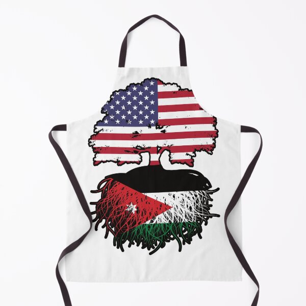 Item preview, Jordan Jordanian American USA Tree Roots Flag designed and sold by FlagX.