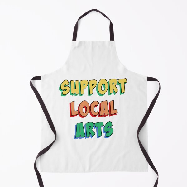 Item preview, Support Local Arts - black multi designed and sold by slash-graphics.