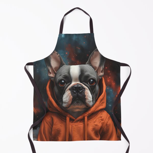 Item preview, Autumn Spirit French Bulldog, Fantasy Art, Prints Posters Set, Abstract Vibrant Wall Art, Halloween, Dog cute, Trendy Art, maximalist decor, matisse wall art,ghost art print, witchy decor designed and sold by ZloppyDesign.