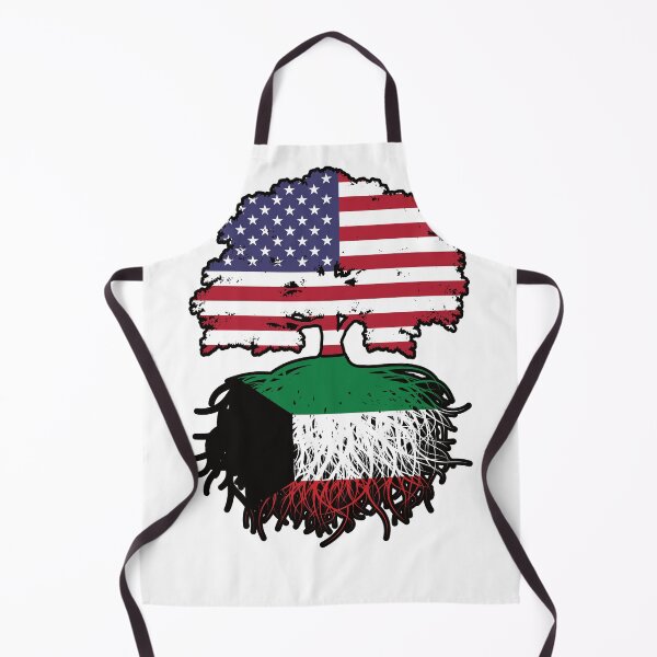 Item preview, Kuwait Kuwaiti American USA Tree Roots Flag designed and sold by FlagX.