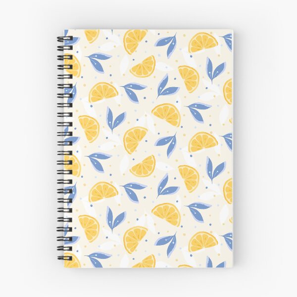Item preview, Cheerful Yellow Lemon And Leaf Design On Beige Brown designed and sold by JaselviiStudio.