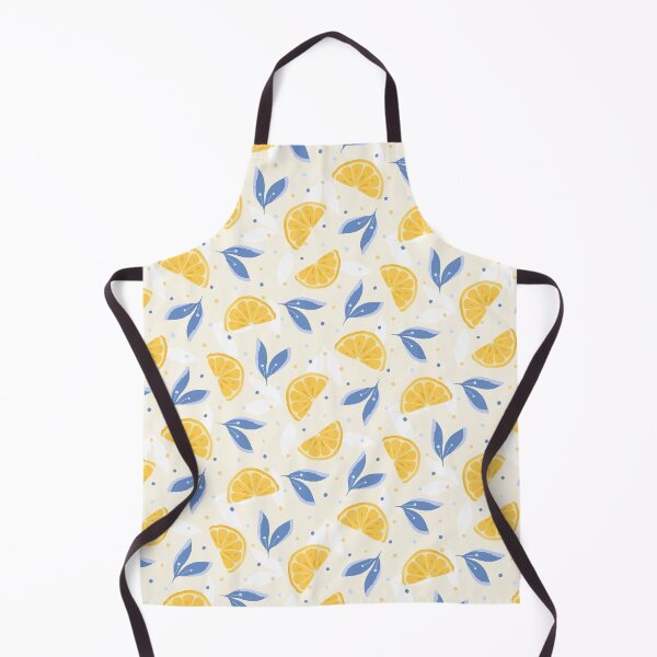 Item preview, Cheerful Yellow Lemon And Leaf Design On Beige Brown designed and sold by JaselviiStudio.
