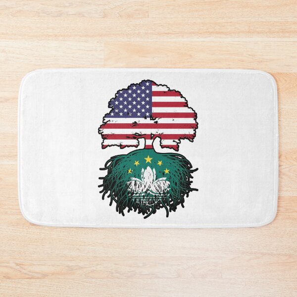 Item preview, Macau Macanese American USA Tree Roots Flag designed and sold by FlagX.