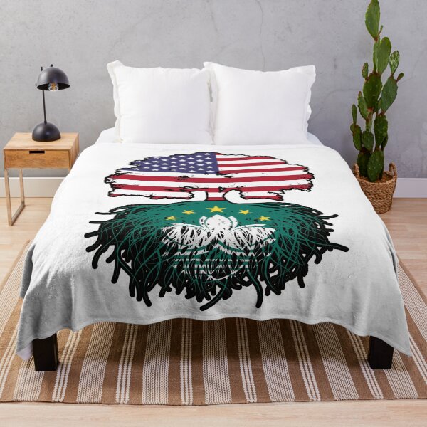 Item preview, Macau Macanese American USA Tree Roots Flag designed and sold by FlagX.