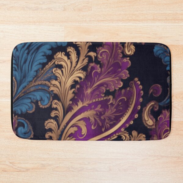 Item preview, Red and Blue Paisley Pattern designed and sold by BirdsnStuff.