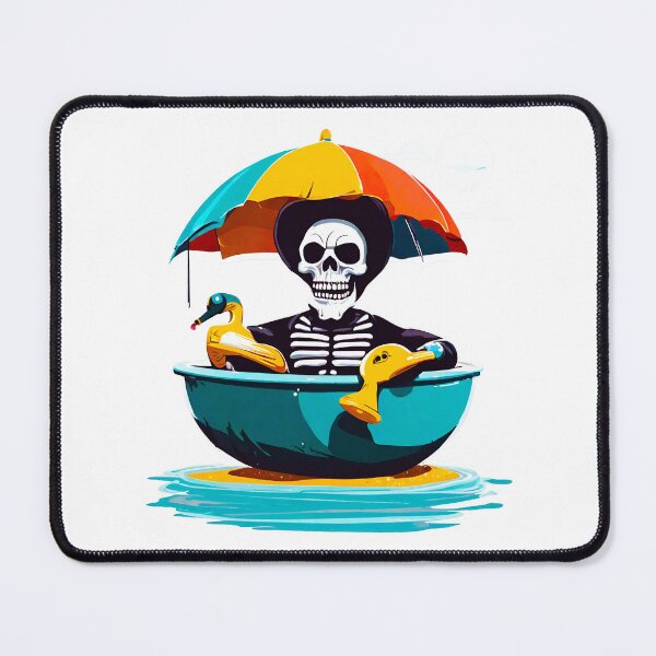 Item preview, Skull on Duck Float Beach Relax 4 designed and sold by Tom-Johnson.