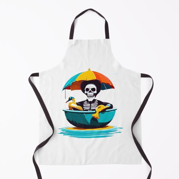 Item preview, Skull on Duck Float Beach Relax 4 designed and sold by Tom-Johnson.