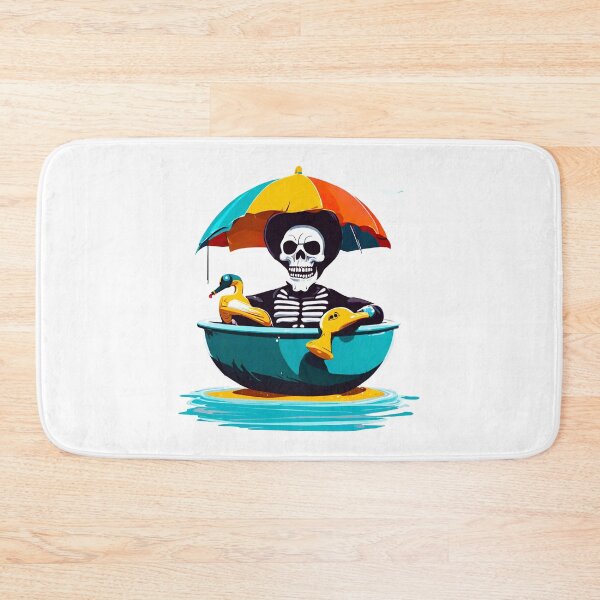 Item preview, Skull on Duck Float Beach Relax 4 designed and sold by Tom-Johnson.