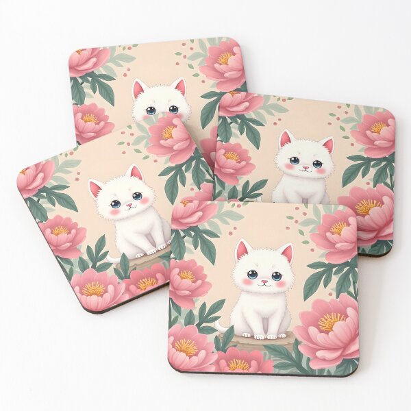 Item preview, Cute Kitty  Peony designed and sold by SoniaSarkali.