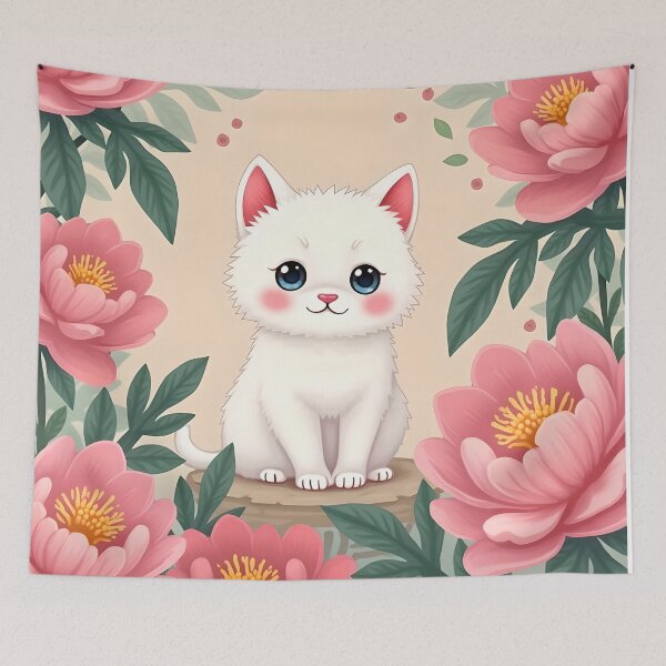 Item preview, Cute Kitty  Peony designed and sold by SoniaSarkali.