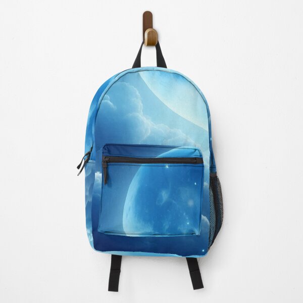Item preview, Blue clouds and blue moon designed and sold by mahmoudfarrag.