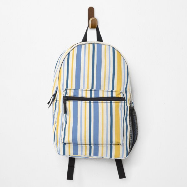Item preview, Multicoloured Vertical Stripes In Blue And Yellow designed and sold by JaselviiStudio.
