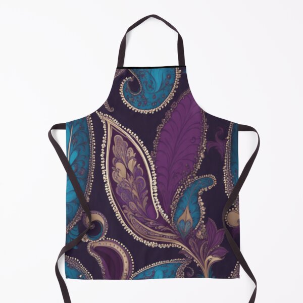 Item preview, Red and Blue Paisley Pattern designed and sold by BirdsnStuff.