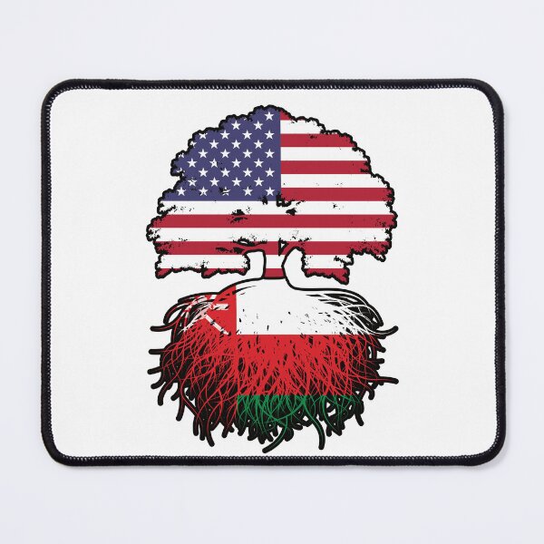 Item preview, Oman Omani American USA Tree Roots Flag designed and sold by FlagX.