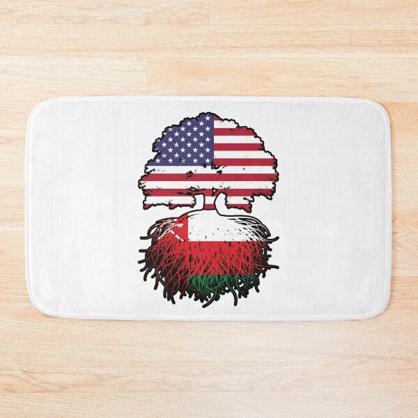 Item preview, Oman Omani American USA Tree Roots Flag designed and sold by FlagX.