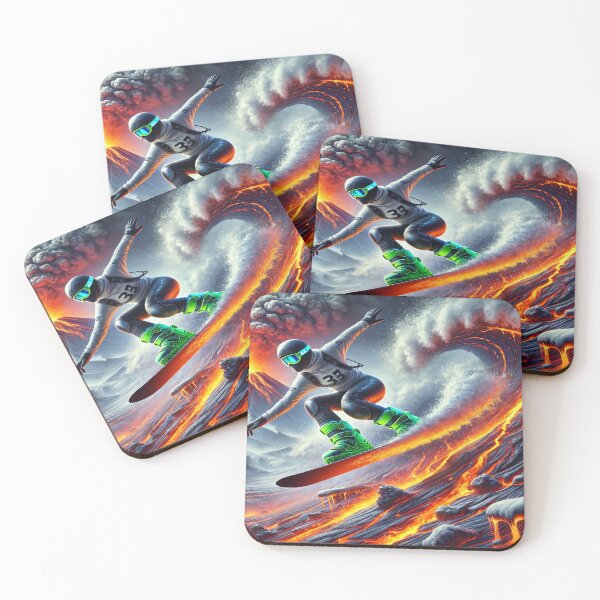 Item preview, Snowboarding on a Lava Avalanche designed and sold by Genady.