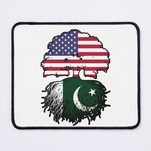 Item preview, Pakistan Pakistani American USA Tree Roots Flag designed and sold by FlagX.