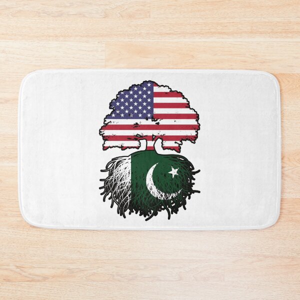 Item preview, Pakistan Pakistani American USA Tree Roots Flag designed and sold by FlagX.