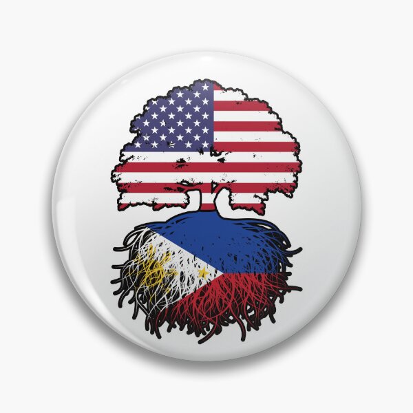 Item preview, Philippines Filipino American USA Tree Roots Flag designed and sold by FlagX.